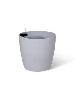 Viva Round Self-Watering Rolling Planter, 20" Diameter, Set Of 2 -GardenPro Shop 3 4 crop 8612933 3899