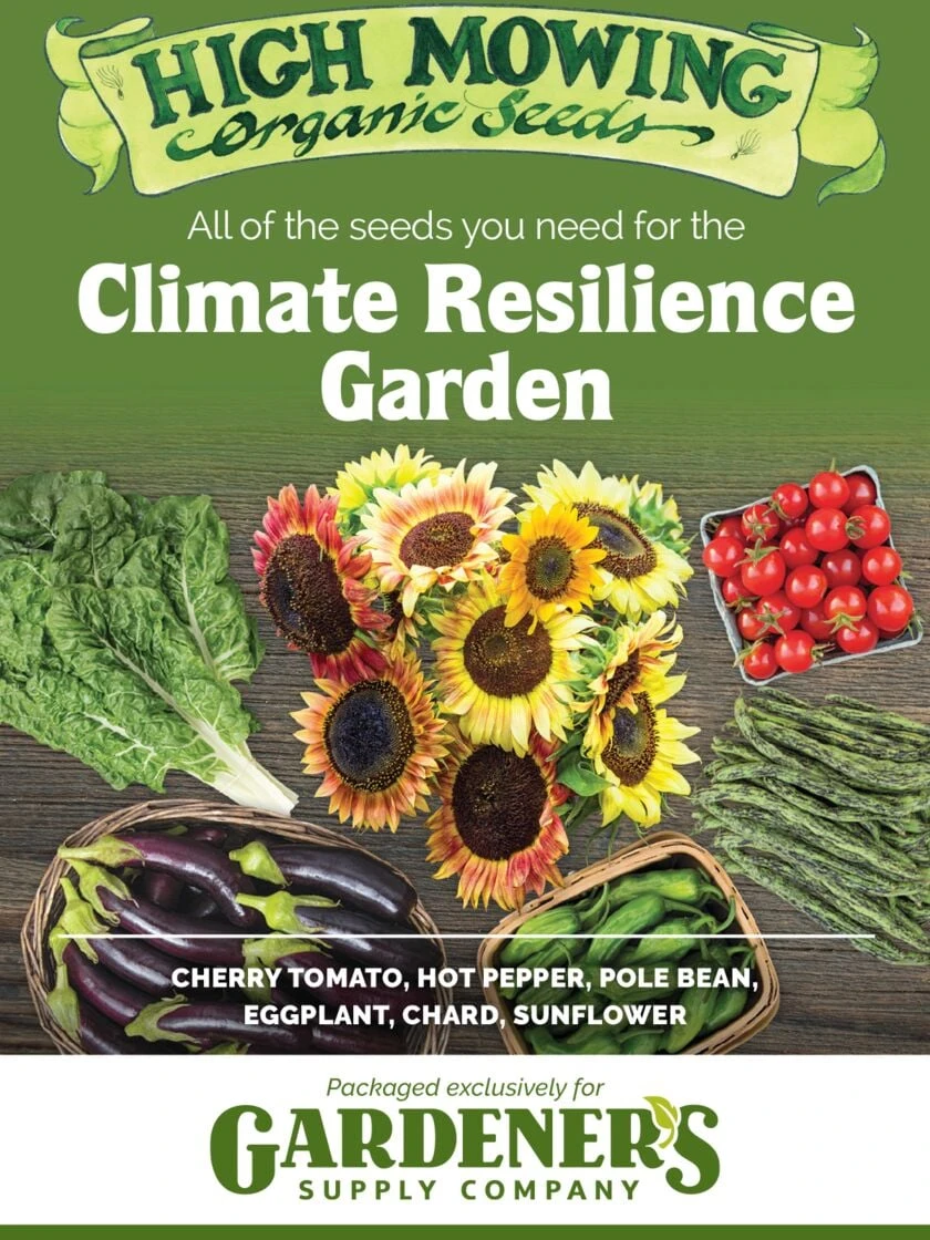 Gardener's Supply - Climate Resilience Collection Organic Seeds 1 Gardener's Supply - Climate Resilience Collection Organic Seeds