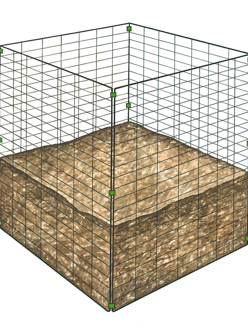 Single Bin Wire Composter 1 Single Bin Wire Composter