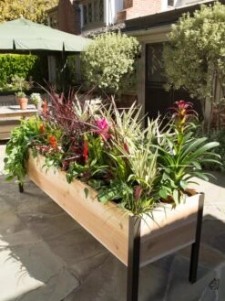 Elevated Planter Box, 2' X 8' -GardenPro Shop 8587631 006 tif