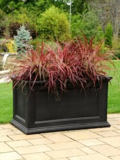 Fairfield Self-Watering Patio Planters, 20” X 36” -GardenPro Shop 8588417 12V tif