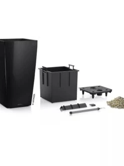 Lechuza® Cubico Color Tall Self-Watering Planters -GardenPro Shop 8589485 05V tif