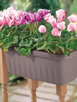 Adjustable Self-Watering Railing Planter, 24" -GardenPro Shop 8592173 02V tif