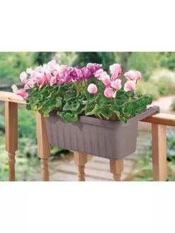 Adjustable Self-Watering Railing Planter, 24" -GardenPro Shop 8592173 02V 3 4