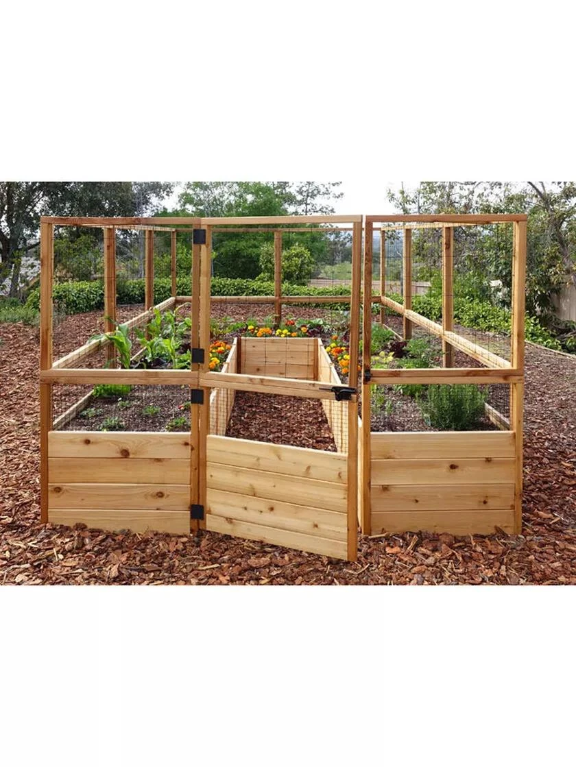 Garden In A Box With Deer Fence, 8' X 12' 1 Garden In A Box With Deer Fence, 8' X 12'