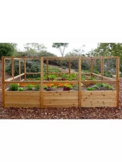 Garden In A Box With Deer Fence, 8' X 12' 12 Garden In A Box With Deer Fence, 8' X 12' -GardenPro Shop 8594021 06V 3 4
