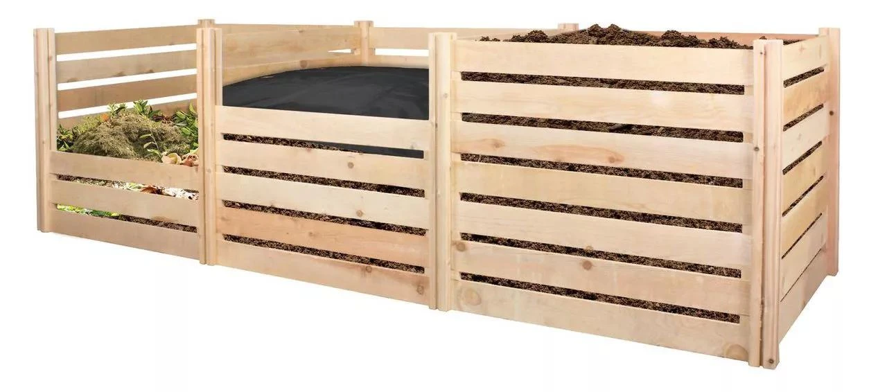 Cedar Wood Composter, 23 Cubic Feet 4 Cedar Wood Composter, 23 Cubic Feet - Image 4