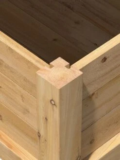 Elevated Cedar Garden Bed, 2' X 4' X 31" -GardenPro Shop 8596147 08V tif