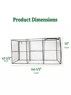 Crop Cage, 4' X 12' -GardenPro Shop 8596540 2