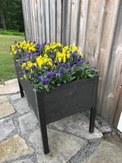Eco-Stained Elevated Planter Box, 2'x4' 10 Eco-Stained Elevated Planter Box, 2'x4' -GardenPro Shop 8596759 01CUST 1