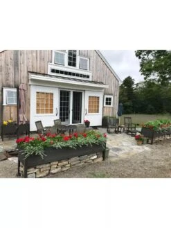 Eco-Stained Elevated Planter Box, 2'x8' -GardenPro Shop 8596760 01CUST