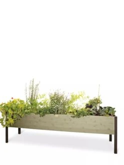 Eco-Stained Elevated Planter Box, 2'x8' -GardenPro Shop 8596760 3869 tif