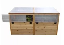Garden In A Box Cedar Raised Bed With Greenhouse, 3' X 6' 11 Garden In A Box Cedar Raised Bed With Greenhouse, 3' X 6' -GardenPro Shop 8597082 06V tif