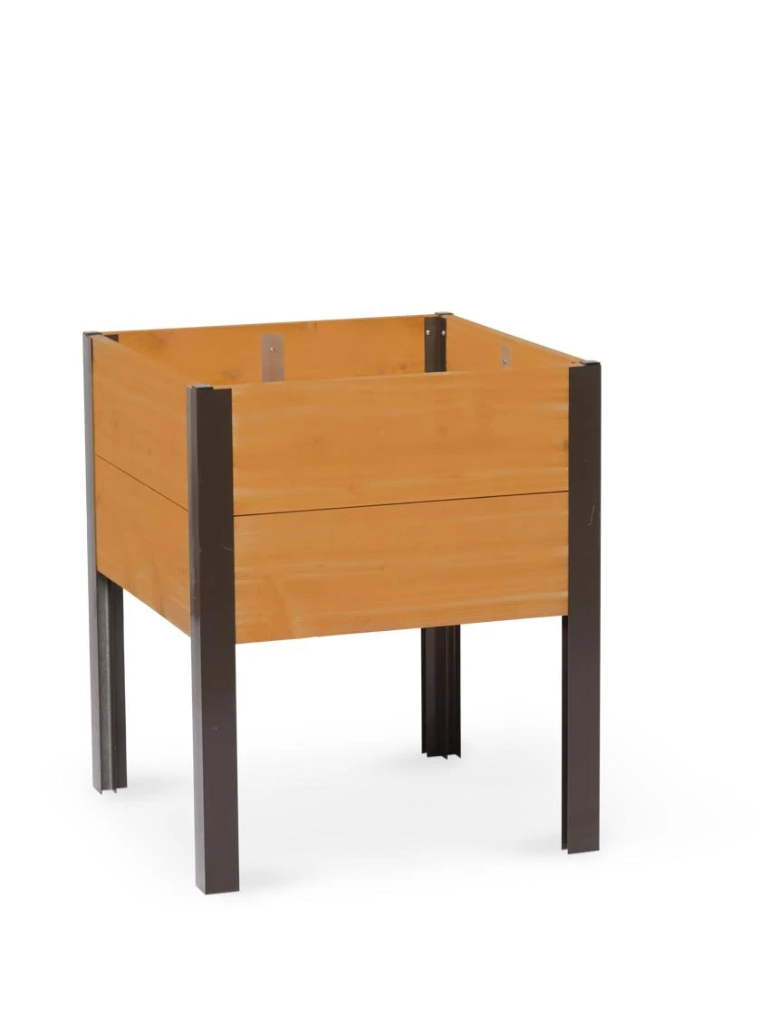 Eco-Stained Elevated Cedar Planter Box, 2' X 2' 2 Eco-Stained Elevated Cedar Planter Box, 2' X 2' - Image 2