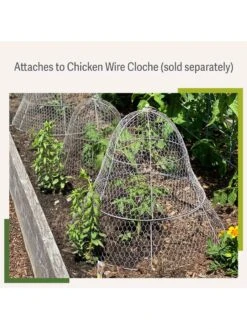 Chicken Wire Cloche Extension -GardenPro Shop 8599107 2