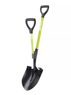 Sun Joe® Shovelution Steel Blade Shovel With Spring Assist Handle -GardenPro Shop 8599166 03V tif
