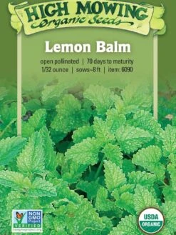 Lemon Balm Organic Seeds -GardenPro Shop 8599880 02V tif