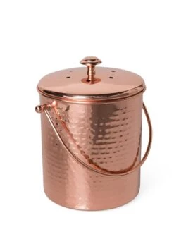 Hammered Copper Compost Pail -GardenPro Shop 8600224 19320 tif