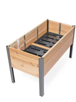 Self-Watering Elevated Planter Box, 2' X 4' -GardenPro Shop 8608959 2287 tif