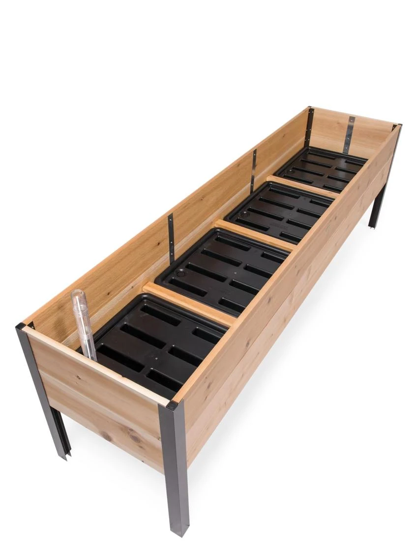 Self-Watering Elevated Planter Box, 2' X 8' 6 Self-Watering Elevated Planter Box, 2' X 8' - Image 6