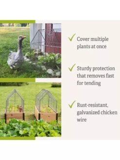 Chicken Wire Crop Coop 15 Chicken Wire Crop Coop -GardenPro Shop 8609080 2