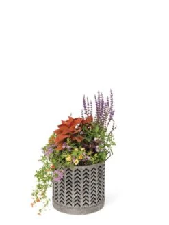 Galvanized Grow Bag Planter 12" -GardenPro Shop 8609177 0368 tif