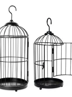 Hanging Birdcage Planter Set -GardenPro Shop 8609181 02V tif