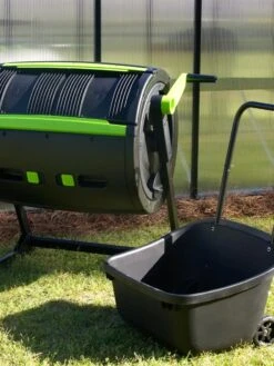 Maze Compost Tumbler And Cart Combo -GardenPro Shop 8609198 09V tif