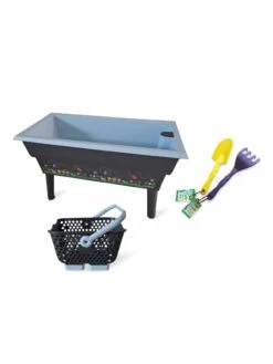 Calipso 3-in-1 Kids Gardening Self-Watering Planter Kit -GardenPro Shop 8609217 16V calipso 3 in 1 kids gardening self watering planter kit blue