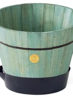 VegTrug® Build-a-Barrel Wooden Planter With Self-Watering Reservoir Tray, 18" 13 VegTrug® Build-a-Barrel Wooden Planter With Self-Watering Reservoir Tray, 18" -GardenPro Shop 8610253 07V tif