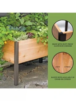 Elevated Planter Box, 2' X 4' -GardenPro Shop 8610894 3