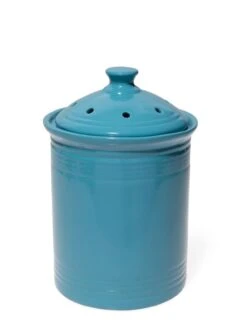 Ceramic Ribbed Compost Crock -GardenPro Shop 8611027 0863 tif