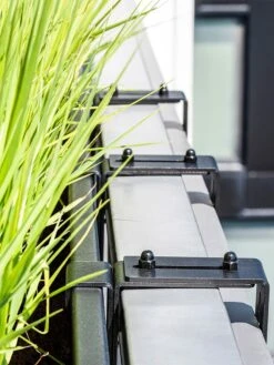 Veradek Metallic Series Railing Planters -GardenPro Shop 8611610 01v