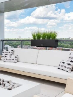 Veradek Metallic Series Railing Planters -GardenPro Shop 8611610 06v