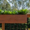 Veradek Metallic Series Corten Steel Railing Planters