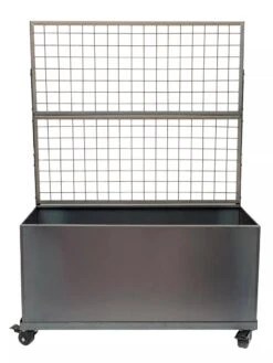 Nice Corten Trough Planters With Trellis -GardenPro Shop 8612395 01V jpg