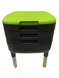 Maze Worm Farm Composter Trays With Wood Legs 5 Maze Worm Farm Composter Trays With Wood Legs -GardenPro Shop 8612805 01v