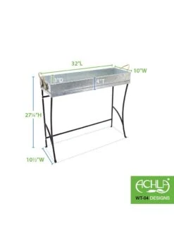 Achla Designs Trestle Plant Stand 10 Achla Designs Trestle Plant Stand -GardenPro Shop 8612887 02v