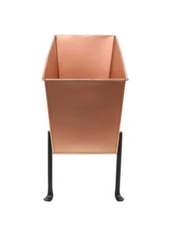 Achla Designs Copper Flower Box With Folding Stand -GardenPro Shop 8612914 03v