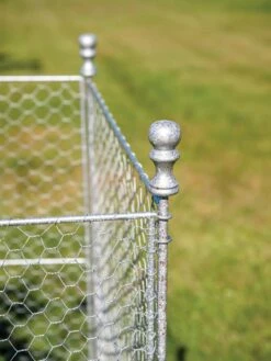 Tall Chicken Wire Critter Fence With Gate -GardenPro Shop 8613260 0082