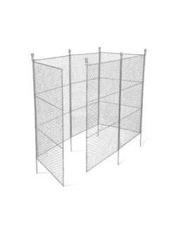 Tall Chicken Wire Critter Fence With Gate -GardenPro Shop 8613260 6051