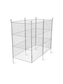 Tall Chicken Wire Critter Fence With Gate -GardenPro Shop 8613260 6053