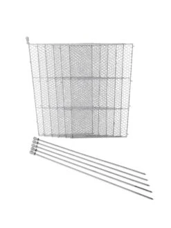 Tall Chicken Wire Critter Fence With Gate -GardenPro Shop 8613260 6107