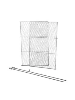 Tall Chicken Wire Critter Fence Extension Panel, Set Of 2 27 Tall Chicken Wire Critter Fence Extension Panel, Set Of 2 -GardenPro Shop 8613262 6063 tall chicken wire critter fence extension panel set of 2 galvanized