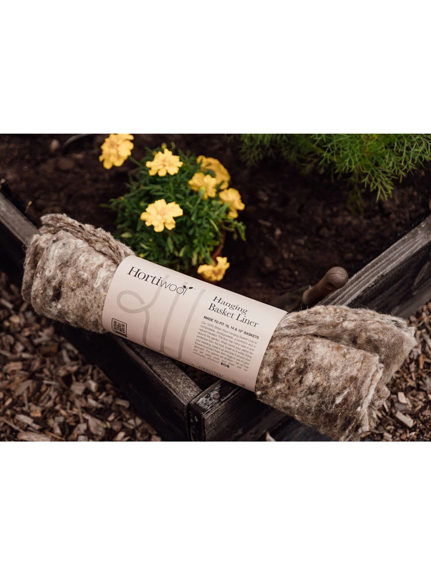 Hortiwool ® Hanging Basket Liner, Set Of 2 3 Hortiwool ® Hanging Basket Liner, Set Of 2 - Image 3