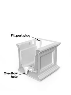 Fairfield Self-Watering Window Box, 2’ 16 Fairfield Self-Watering Window Box, 2’ -GardenPro Shop 8613268 04V tif