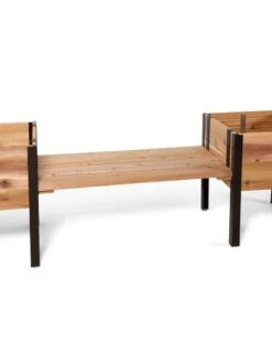Cedar Bench Kit, Natural, 48" 8 Cedar Bench Kit, Natural, 48" -GardenPro Shop 8613463 0004