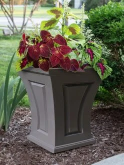Cambridge Tall Planter, 18" Height -GardenPro Shop 8613523 06V