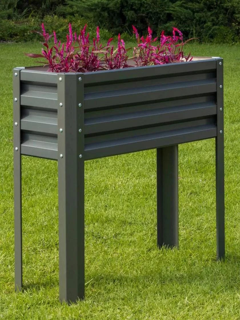 Metal Double Height Raised Garden Bed 1 Metal Double Height Raised Garden Bed