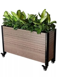 Mobile Deep Trough Planter -GardenPro Shop 8614263 02V